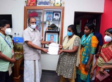 The government provided financial assistance to Vaishakh's family