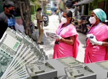 Asha workers were given two months salary